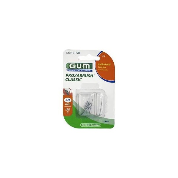 Gum cepillo recambio 8u 412 0.9