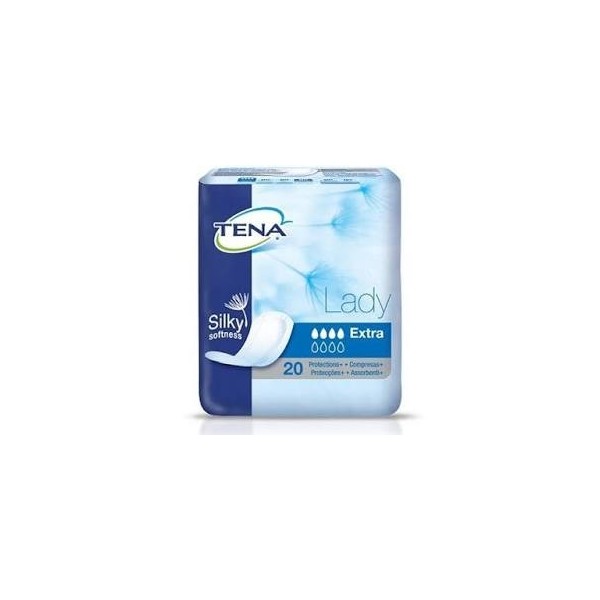 ABSORBENTE INCONTINENCIA ORINA LIGERA TENA DISCREET EXTRA 20 UNIDADES