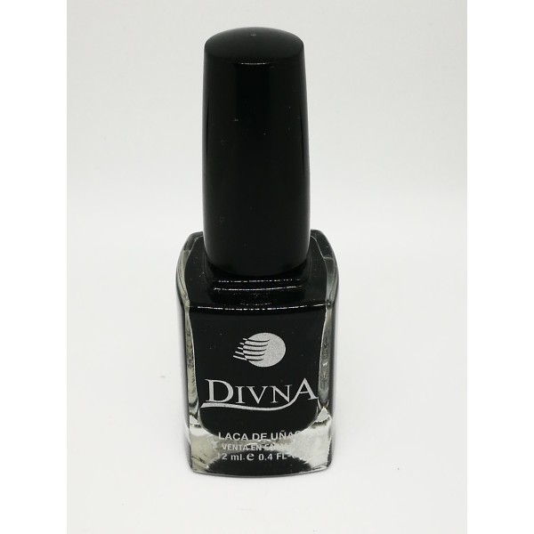 ESMALTE UÑAS REF 107 NEGRO FANTASIA DIVNA