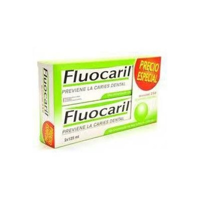 Fluocaril bi-fluore 250 duplo 125 ml 2 u