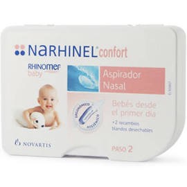 Narhinel confort aspirador nasal 1 u +2 recambios