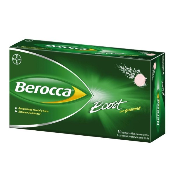 BEROCCA BOOST 30 COMPRIMIDOS EFERVESCENTES