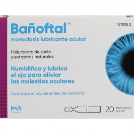 Bañoftal baño ocular 20 monodosis 0.4 ml