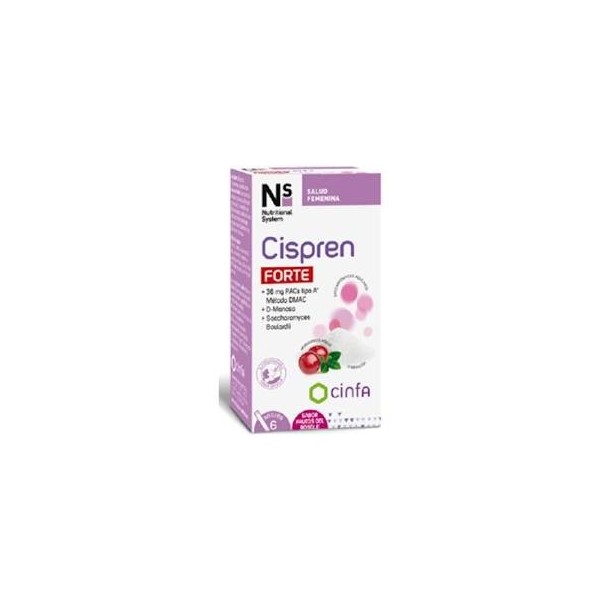 NS GINEPROTECT CISPRENBIOTIC FORTE 6 SOBRES 2,2 g SABOR FRUTOS DEL BOSQUE