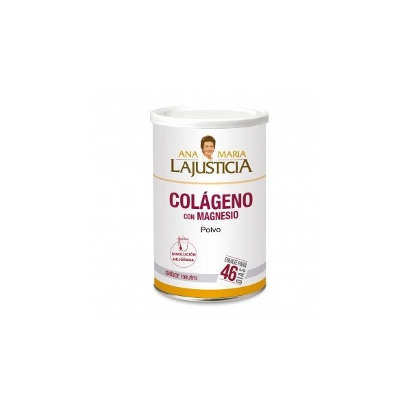 COLAGENO CON MAGNESIO POLVO ANA MARIA LAJUSTICIA 1 BOTE 350 g SABOR NEUTRO