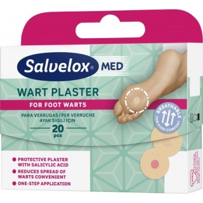 SALVELOX MED WART PLASTER VERRUGAS APOSITO ADHES