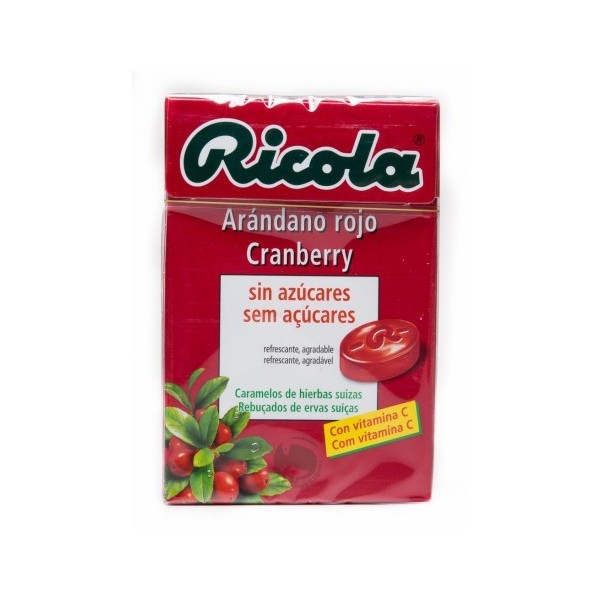 RICOLA CARAMELOS SIN AZUCAR 1 ENVASE 50 g SABOR ARANDANO