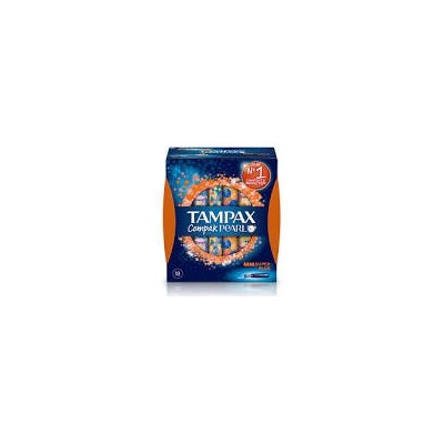 TAMPAX COMPAK PEARL TAMPON 100%ALGODON SUPER PLU