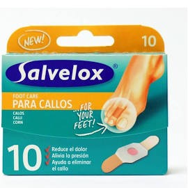 Salvelox callos con acido salicilico 57x 19 mm 10 ud