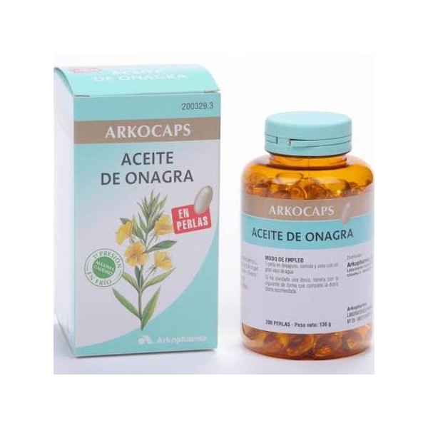 ARKOCAPSULAS ACEITE DE ONAGRA BIO 200 CAPSULAS