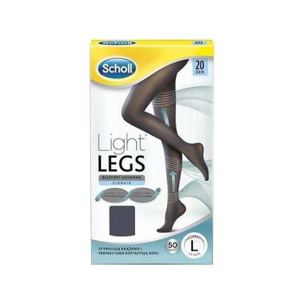 SCHOLL PANTY LEGS 20 DEN T.L NEGRO