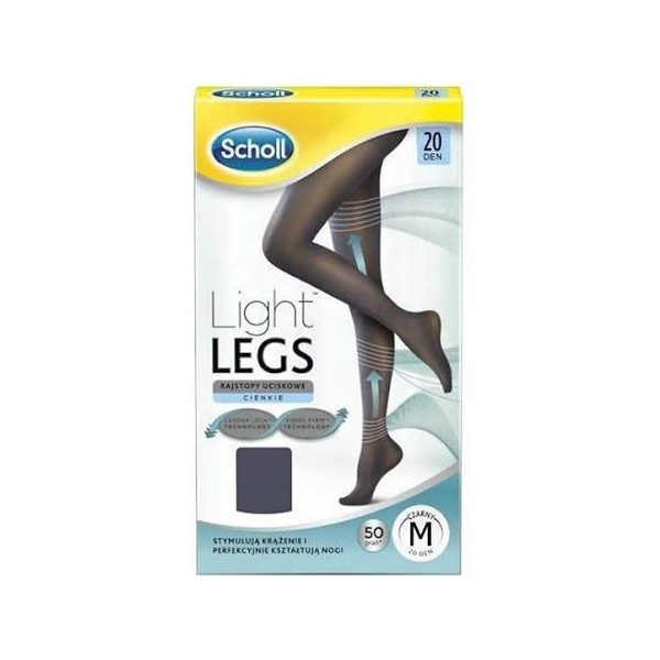 SCHOLL PANTY LEGS 20 DEN T.M NEGRO