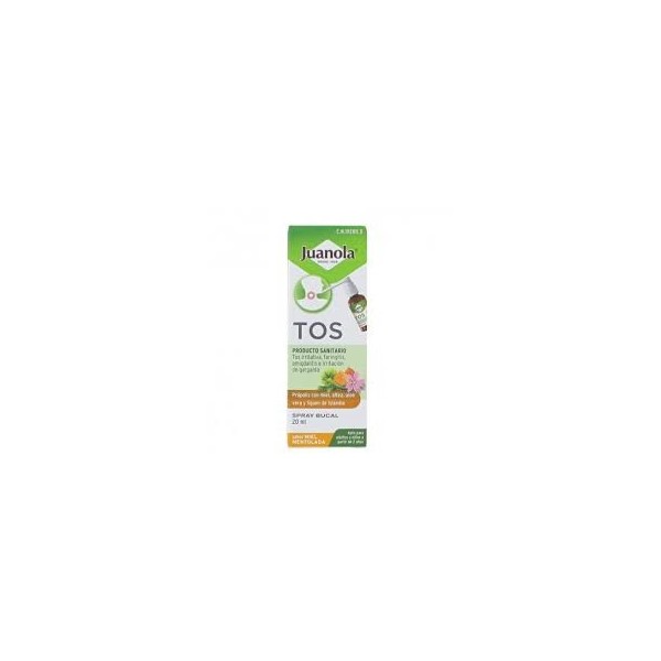 JUANOLA TOS SPRAY BUCAL 1 ENVASE 120 ml SABOR MIEL MENTOLADA