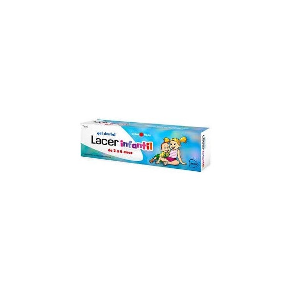 LACER INFANTIL GEL DENTAL 1 TUBO 75 ml SABOR FRESA