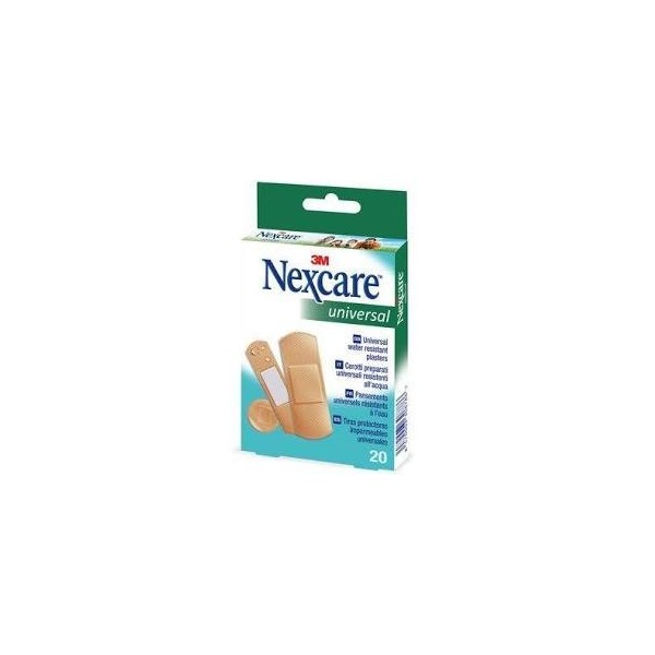 3M NEXCARE UNIVERSAL APOSITO ADHESIVO 20 UNIDADES 76 mm x 19 mm