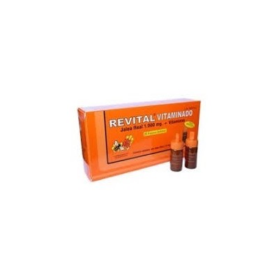 Revital vitaminado jalea real 20 amp naranja