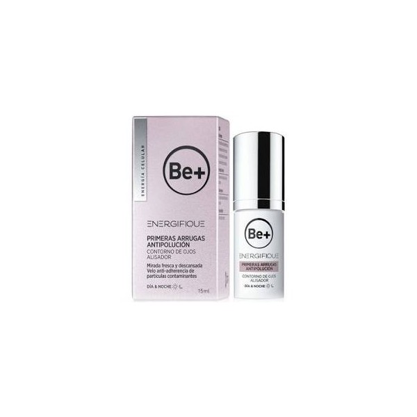 BE+ ENERGIFIQUE PRIMERAS ARRUGAS ANTIPOLUCION CONTORNO DE OJOS ALISADOR 1 ENVASE 15 ml