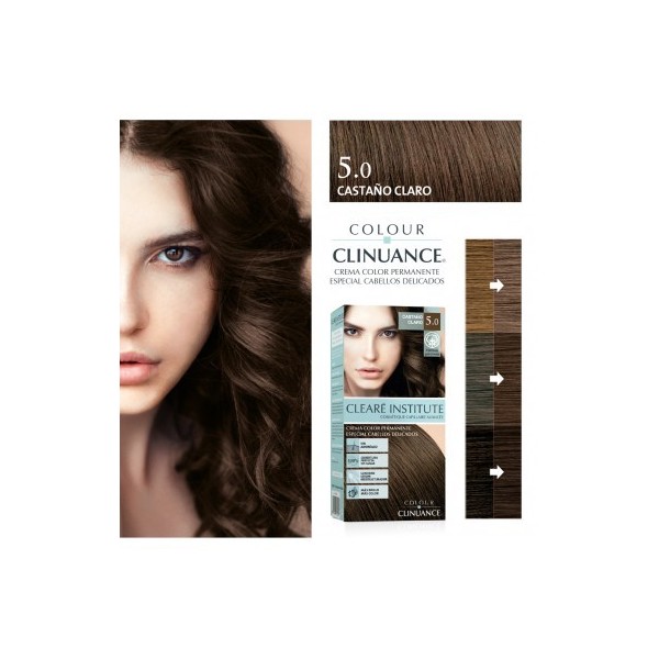 CLEARE INSTITUTE COLOUR CLINUANCE 1 ENVASE 170 ml TONO 5.0 CASTAÑO CLARO