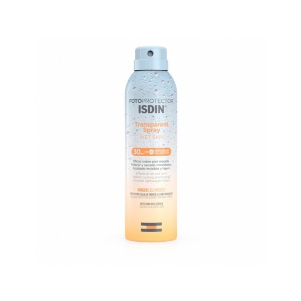 ISDIN FOTOPROTECTOR TRANSPARENT SPRAY WET SKIN SPF 30 1 ENVASE 250 ml