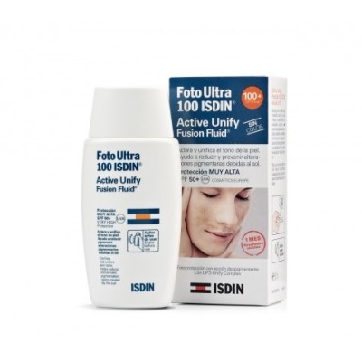 ISDIN FOTOULTRA 100 ACTIVE UNIFY 1 ENVASE 50 ml