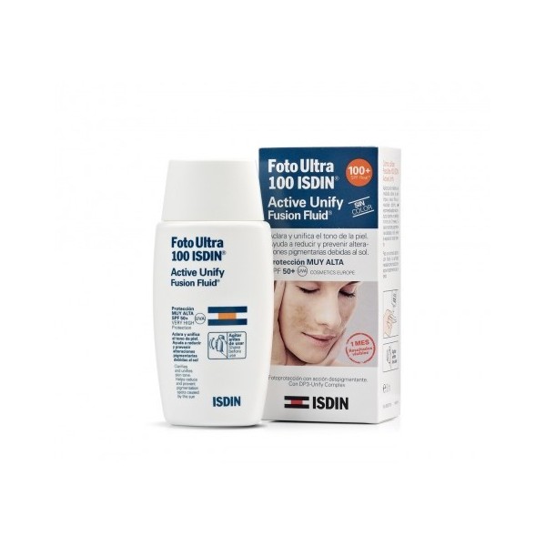 ISDIN FOTOULTRA 100 ACTIVE UNIFY 1 ENVASE 50 ml