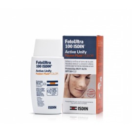 FOTOPROTECTOR ISDIN 100+ SUN ACTIVE UNIFY FUS FLUID COLOR 50ML