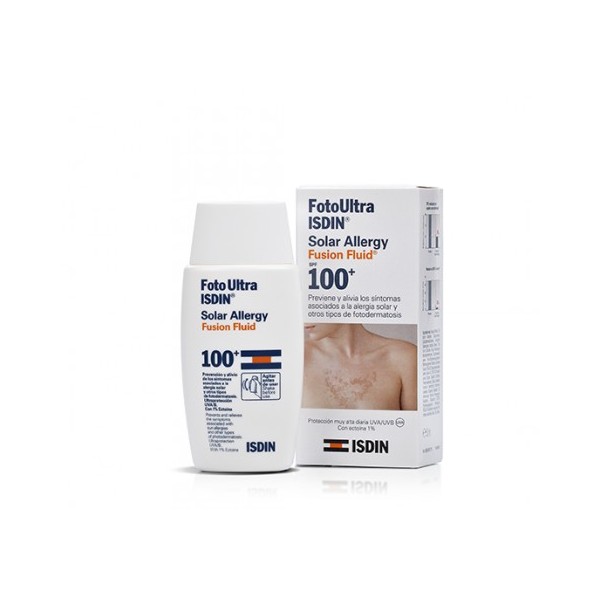 FOTOULTRA ISDIN SOLAR ALLERGY FUSION FLUID FOTODERMATOSIS 1 ENVASE 50 ml