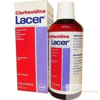 Lacer colutorio clorhexidina 500 ml