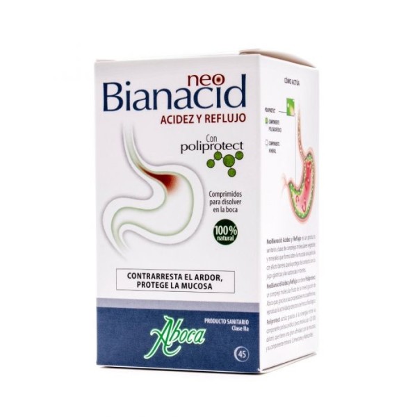 NEOBIANACID ACIDEZ Y REFLUJO 45 COMPRIMIDOS MASTICABLES