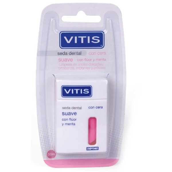 VITIS SEDA DENTAL CON FLUOR Y MENTA SUAVE 50 M