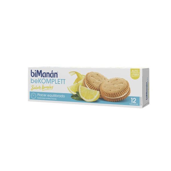 BIMANAN GALLETAS SNACK 8 UNIDADES SABOR LIMON