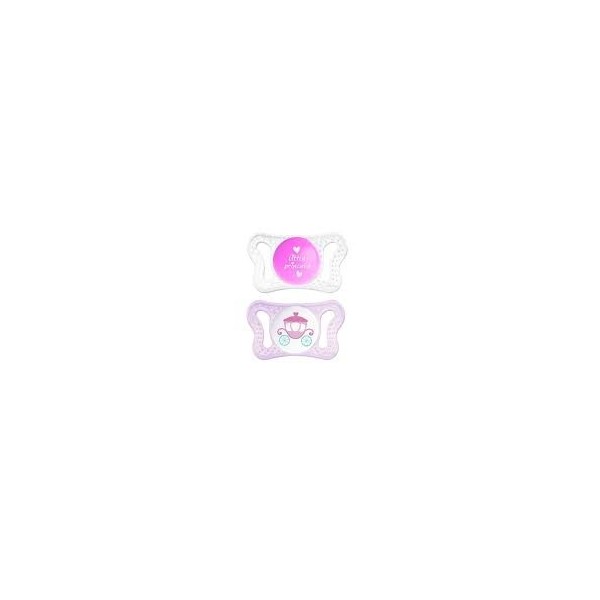 CHUPETE SILICONA CHICCO PHYSIO MICRO 0 - 2 MESES 2 UNIDADES COLOR ROSA