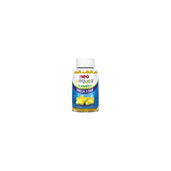 NEO PEQUES GUMMIES OMEGA-3 DHA 30 CARAMELOS MASTICABLES SABOR LIMON