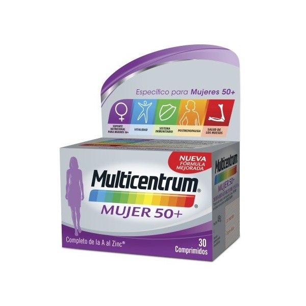 MULTICENTRUM MUJER 50+ 30 COMPRIMIDOS