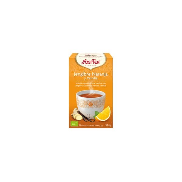 YOGI TEA JENGIBRE NARANJA VAINILLA INFUS 17 BOLS