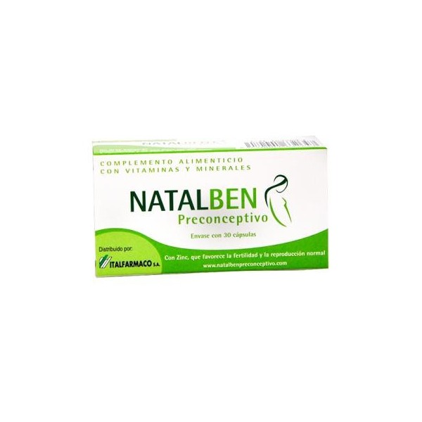 NATALBEN PRECONCEPTIVO 30 CAPSULAS