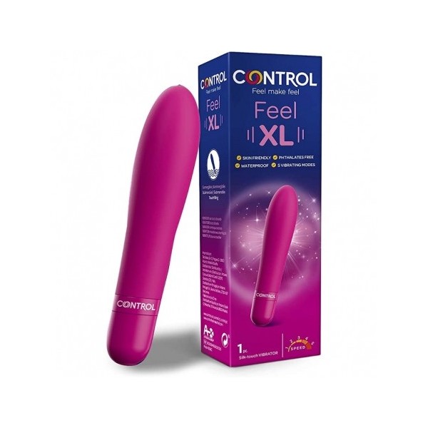 CONTROL FEEL XL VIBRADOR VAGINAL 1 UNIDAD