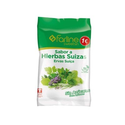 FARLINE SWEETSIN CARAMELOS HIERBAS SUIZAS 40 G