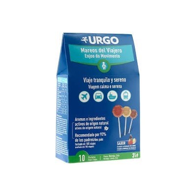 URGO MAREOS VIAJERO 10 PIRULETAS