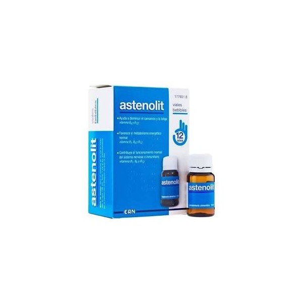 ASTENOLIT 12 VIALES BEBIBLES 10 ml