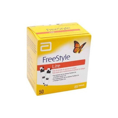 FREESTYLE LITE TIRAS REACTIVAS 50 U