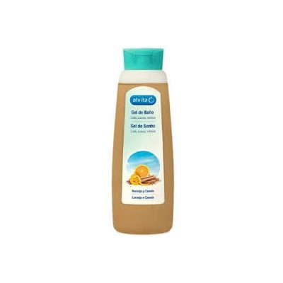 ALVITA GEL DE BAÑO NARANJA Y CANELA 1 ENVASE 750 ML