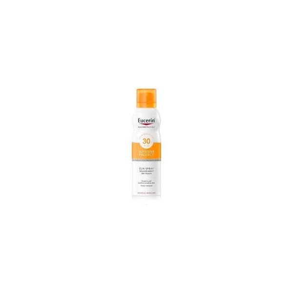 EUCERIN SUN PROTECTION 30 SPRAY TRANSPARENTE DRY TOUCH SENSITIVE PROTECT 1 ENVASE 200 ml