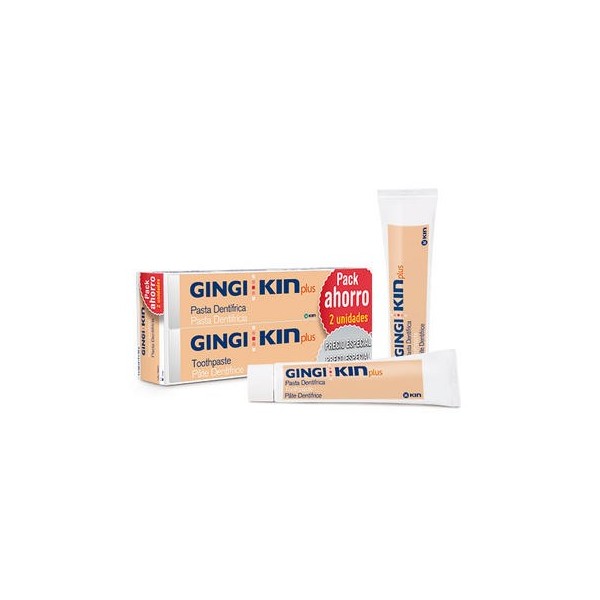 KIN GINGIKIN PLUS PASTA 125 ML PACK 2 UNID