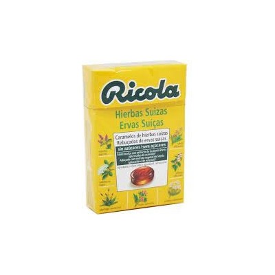 RICOLA CARAMELOS SIN AZUCAR HIERBAS CON STEVIA 5