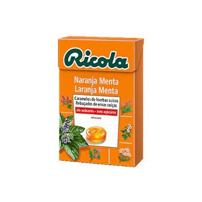 RICOLA CARAMELOS SIN AZUCAR NARANJA 50 G