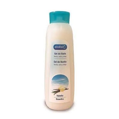 ALVITA GEL DE BAÑO VAINILLA 1 ENVASE 750 ML