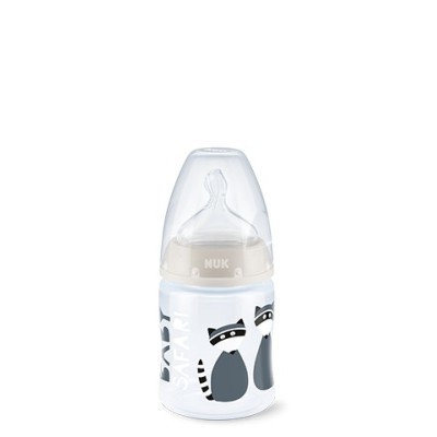 BIBERON FC + PP SILICONA NUK BABY 1 UNIDAD SAFARI 0-6 M 150 ML