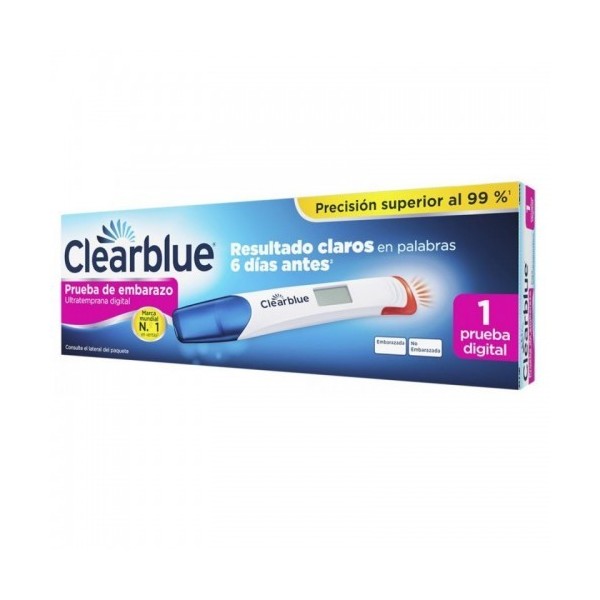 TEST DE EMBARAZO ULTRATEMPRANA DIGITAL CLEARBLUE 1 UNIDAD