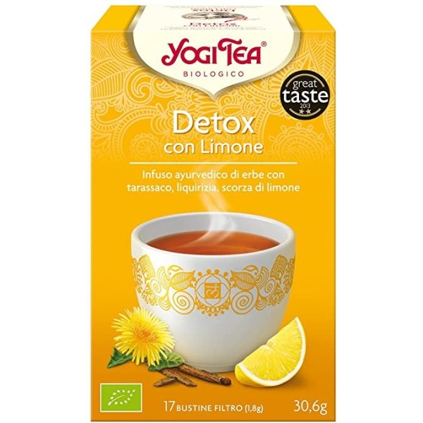 YOGI TEA DETOX LIMON INFUSION 17 BOLSITAS